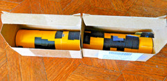 2 Boxes-Lot Of 20 Rolls Rotex Yellow Embossing Tape 1/2″ X 144″