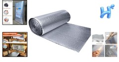Reflective Insulation Roll 16″x10ft – Fireproof Thermal Bubble for All Seasons