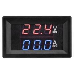 DC 100V 10A LED Digital Voltmeter Ammeter Voltage Current Panel Meter 5 Wire