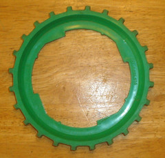 Lot of 2 John Deere Lustran B8*24 Plastic Seed Corn Planter Plates (Used)