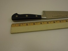 Forged Duo Edge Chefs Knife 8 inch German Steel X50CrMoV15 Full Tang Stainless