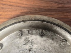 Vintage Colson Quiet Wheel M10 10” Industrial Caster Wheel Elyria Ohio USA