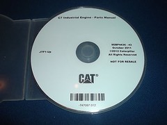 CAT CATERPILLAR C7 INDUSTRIAL ENGINE PARTS CD MANUAL S/N JTF1-UP SEBP4436