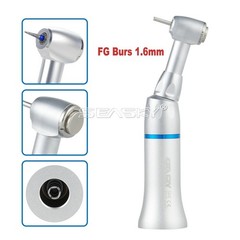 10 Dental Low Speed Handpiece 1:1 Contra Angle Push Button fit FG 1.6mm Burs USA