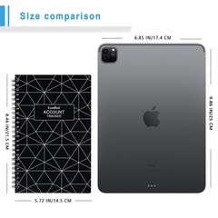 A6 Big Checkbook Register, Check Registers for Personal, Check Book Register