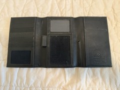 Franklin Covey Full-Grain Leather Compact Planner Weekly/Monthly Undated Black