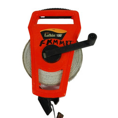 Lufkin Hi-Viz 100’ Open-Reel Long Tape Measure – Model 1706 – Fiberglass – Orang
