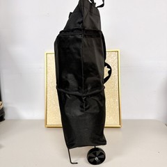 Foldable Rolling Grocery Cart, Expandable Oxford Cloth Shopping Bag with Wheels
