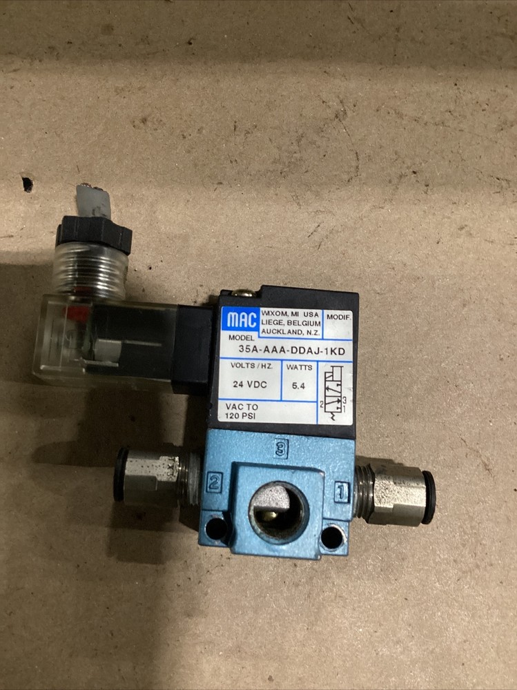MAC VALVES INC 35A-AAA-DDAJ-1KD#243G103