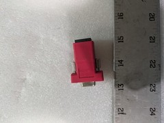 Verifone 13638-02 Null Modem Adapter Rev B Red DB9 Industrial Serial Cable OEM