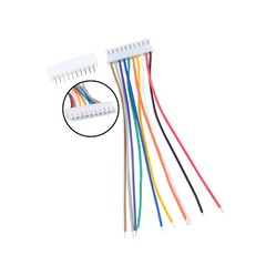 10PCS JST XH2.54mm 10Pin Singleheaded Wire Cable Connector Set Male Female 10CM