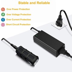 JOYLIT 12V 5A Power Supply Adapter 60W, AC 100-240V Convert to DC 12