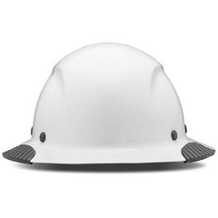 Lift Safety DAX Carbon Fiber Full Brim Hard hat White HDC-18WG (New Blemished)