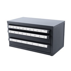 VEVOR Drill Bit Dispenser Organizer Cabinet Three-Drawer for A to Z Stackable