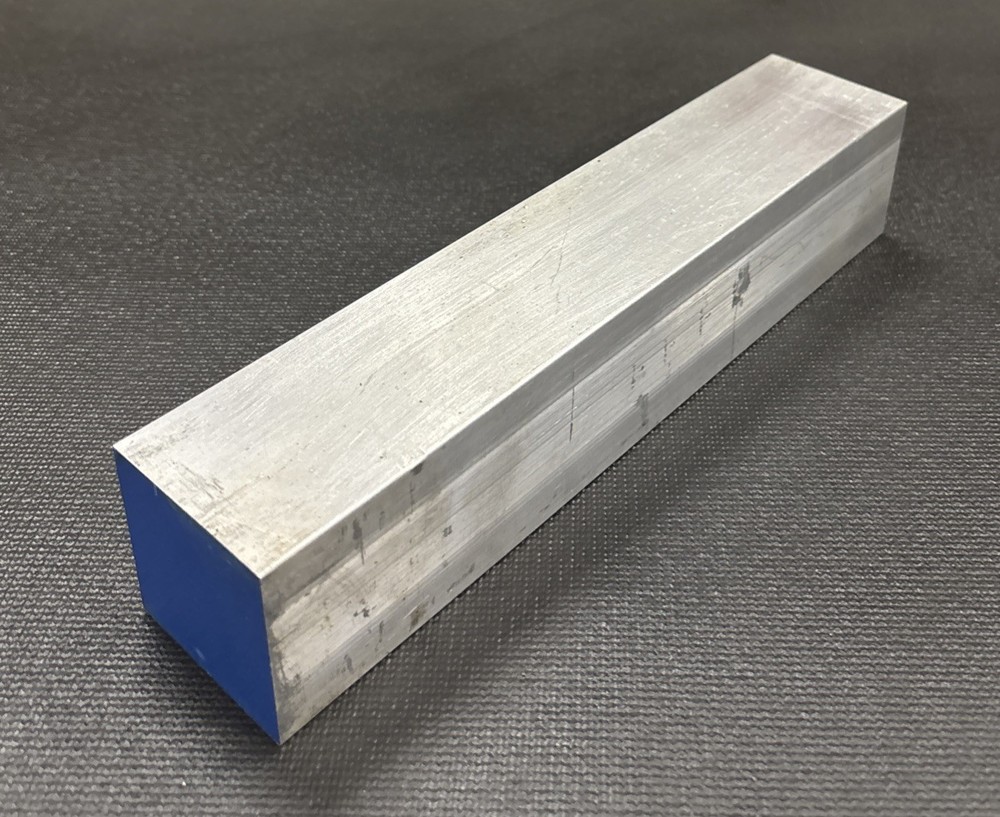 2” Thickness 6061 – T6511 Aluminum Square Bar – 2” x 2″ x 10″ Length