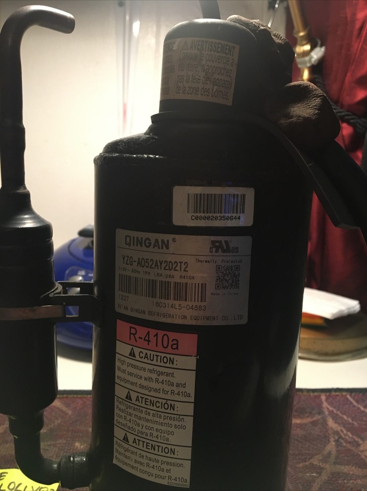 QINGAN YZG-A052AY2D2T2 115V 60Hz 1PH LRA26A R410A Compressor