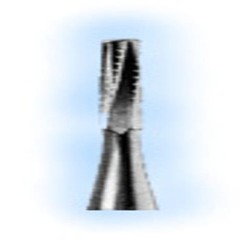 NTI FG #558 Cross Cut Cylinder Carbide Bur, 100 Burs Pack