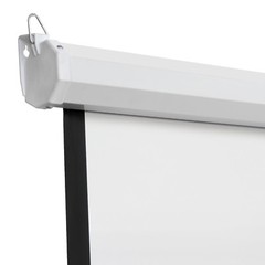 120” Projector Screen Projection Screen Manual Pull Down HD Screen 1:1 Format