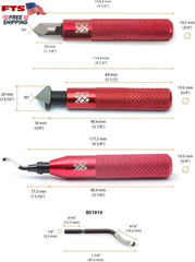 AFA Deburring Tool with 2 Countersink Reamers 10 Blades Metal PVC