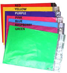 100 -10×13 ~7 COLOR COMBO CHOICE Flat Poly Shipping Mailers, USPS approved