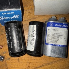 Lot Of HVAC Parts. Capacitors etc I dk what is all there. It is both used/nos