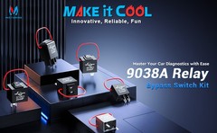 6X 12V SPST 5PIN Automotive Relay Switch Harness Kit + 30A Fuse 14AWG Hot Wires