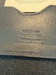 Shinola leather Journal Cover black notebook snap made in USA new w gift box