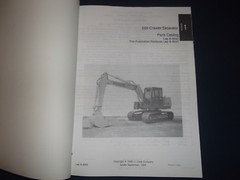 CASE 688 EXCAVATOR PARTS BOOK MANUAL S/N 11601-UP