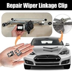 2PCS Universal Windshield Wiper Linkage Repair Clip Kit, Windscreen Wiper Motor
