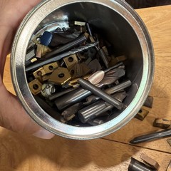 Lot Of 4 Lbs 9 Ounces Of Carbide Inserts And Bits Used