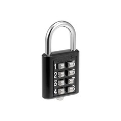 1PCS 8-Digit Push Button Lock Black