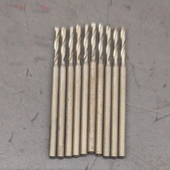 10 Egda 1.02mm Micro Drills 1.5mm Shank HSS NOS Switzerland – 1.02mm 1.02 mm