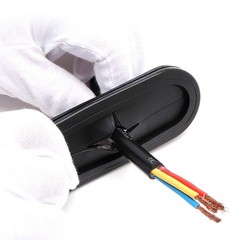 Oval Blanking Rubber Grommet Firewall Blind Hole Plug Electrical Wiring Gasket