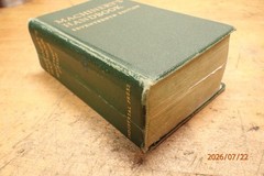 LOT 82: VINTAGE MACHINERY’S HANDBOOK MACHINIST BOOK