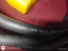 8/4 Type SOOW 90C P-7K-123033 MSHA 8awg 4 conductor Carol