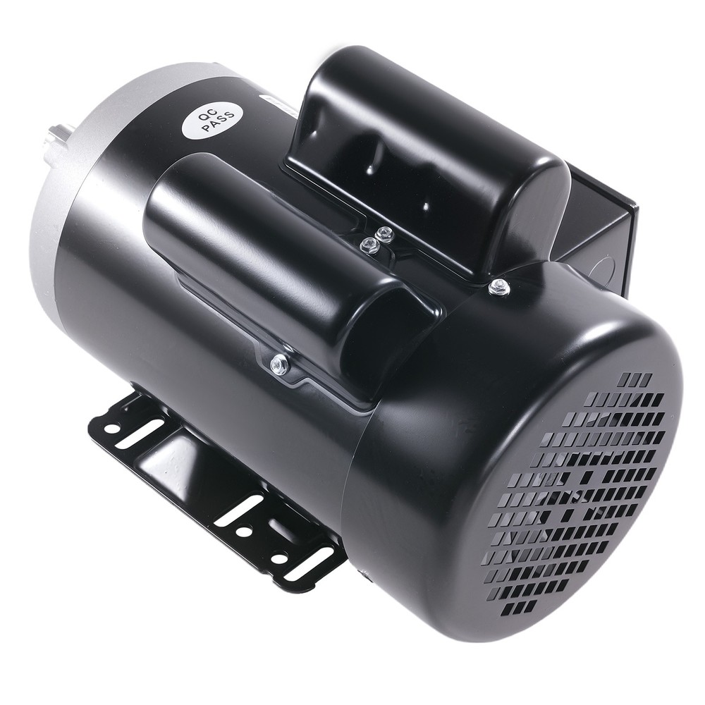 2HP Electric Motor 1725 rpm, AC 115V/230V, 143/5T Frame, Air Compressor Motor