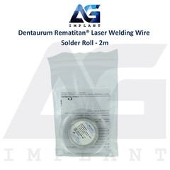 Dental Dentaurum Rematitan® Titanium Laser Welding Wire Solder Roll 2m Ortho Lab