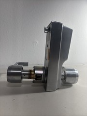 Kaba LR1021C-26D-41 Cylindrical Push Button Lock Satin Chrome