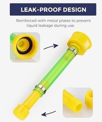 1 Kit Gas Can Spout Replacement Suitable for 1.7-1.82 Inch Threaded Spout wit