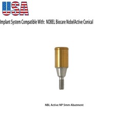 US Implant Locator Abutments Fits Nobel Active Male Caps Dental NP RP 1.0-5mm