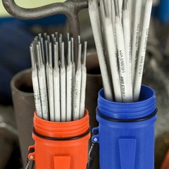 4 Pcs Welding Rod Storage Tube 14.5 Inch Container Red,Blue,Orange,Green