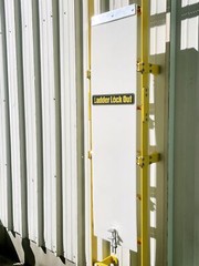 Vari-Safe LADDER LOCKOUT Anti Climb Ladder Security Door for Fixed Ladders