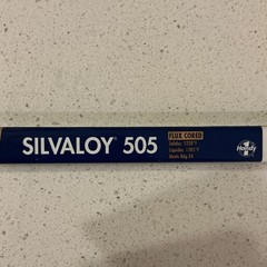 Lucas Milhaupt Silvaloy 505 Flux Cored Brazing Rod 18in BAg-24 50% silver