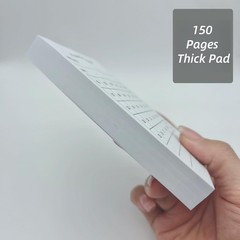AidenYolo 31 Days Planner, 150 Pages Habit Tracker 4.72 x 3.15 inches, White