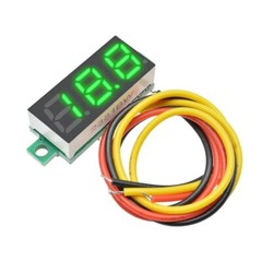 10PCS 0.28″ Mini DC 0-100V Voltage Tester Gauge Meter Digital LED Voltmeter