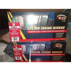 Towing Mirrors Black R/L 2007-2012 Chevy GMC Cadillac CIPA 10901&2 Custom