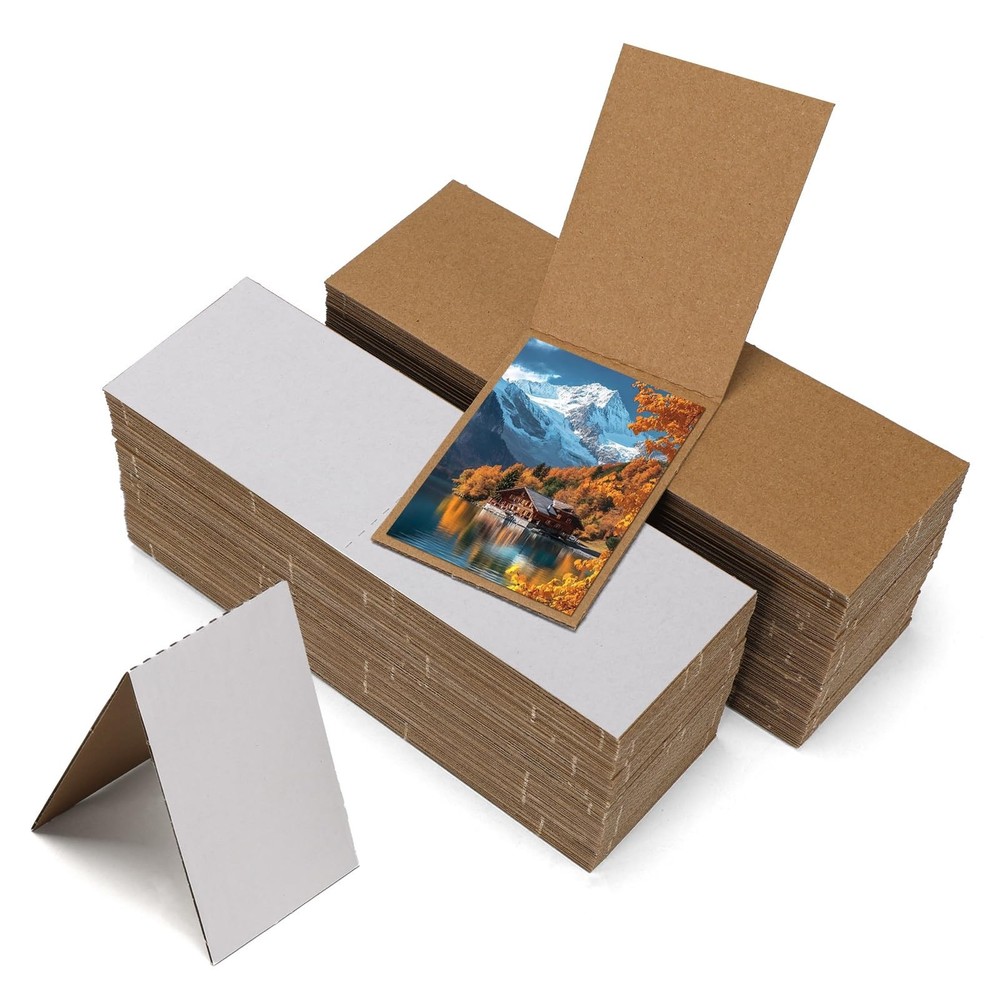 3×4.5 Card Protector Sleeves Cardboard 100 Pack, White Collectible Trading Sp…
