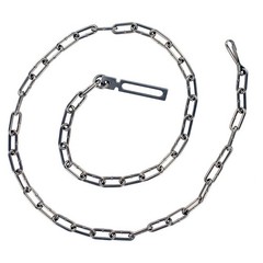 Peerless Handcuff Company Model PSC60 Nickel | Security Chain 60″ Waist & Belly