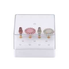 Dental Composite Polishing Wheel Kit Medium Fine gloss Diamond Burs CA 2.35mm