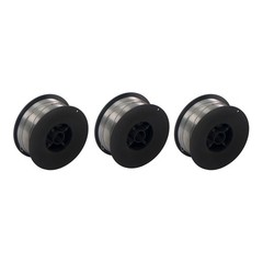 3 Pack E71T-GS 0.030Inch (0.8mm) Gasless Flux Core Welding Wire 2lb Roll